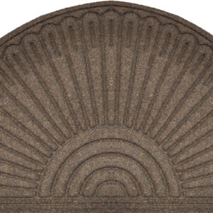 Lábtörlő - Halfmoon Contours Brown 900113
